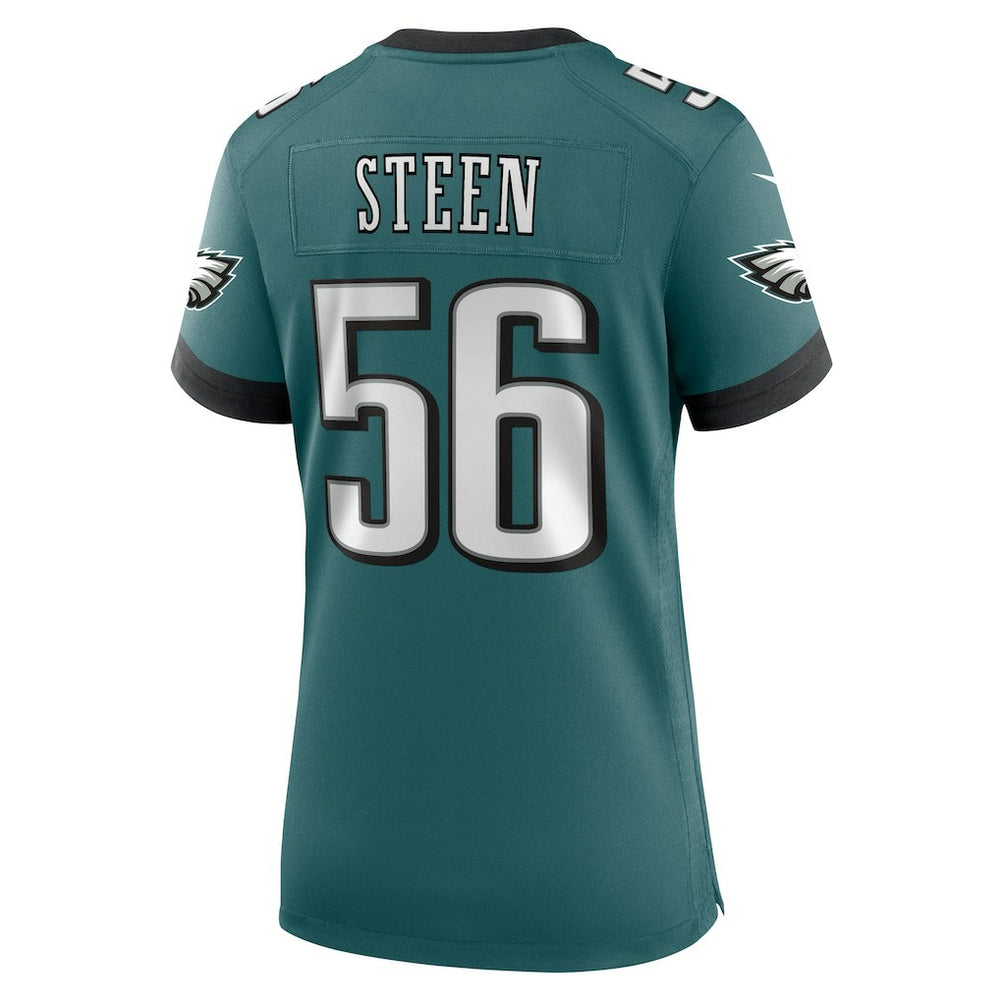 Nike Tyler Steen Philadelphia Eagles Women's Team Game Jersey Midnight Green