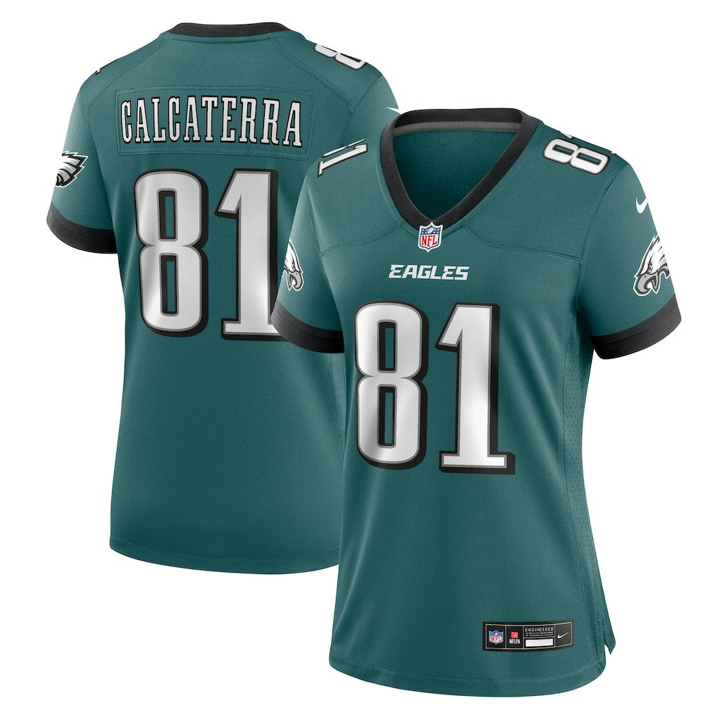 Nike Grant Calcaterra Philadelphia Eagles Women's Team Game Jersey Midnight Green
