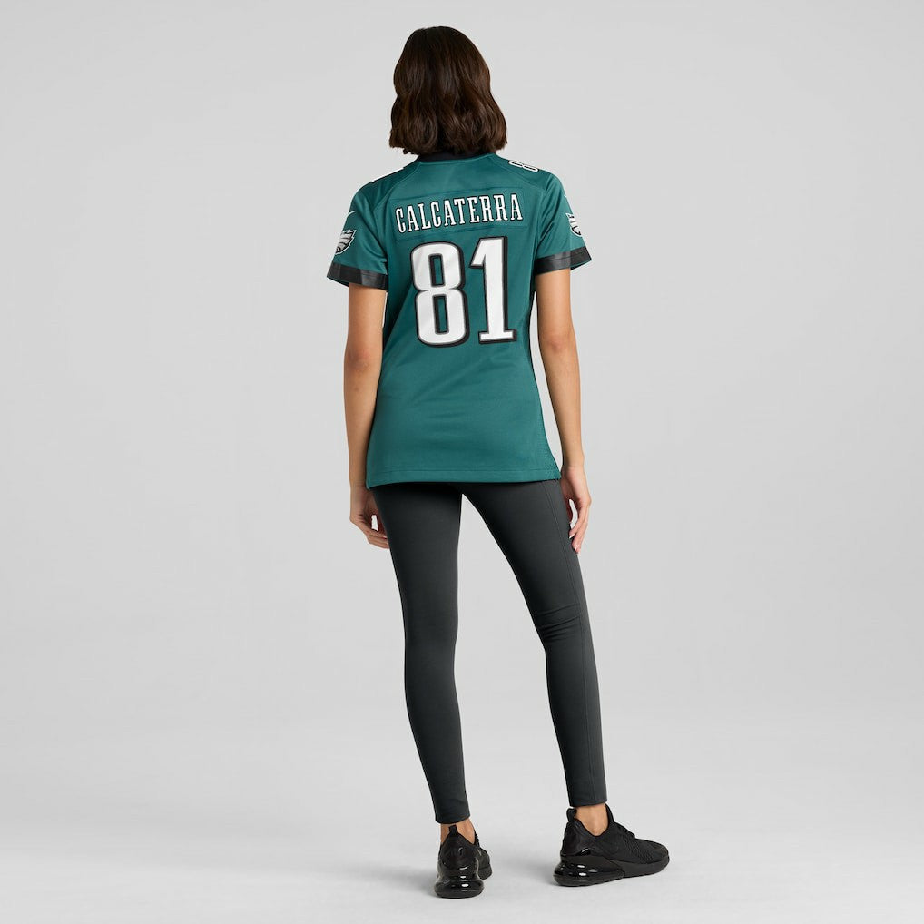 Nike Grant Calcaterra Philadelphia Eagles Women's Team Game Jersey Midnight Green