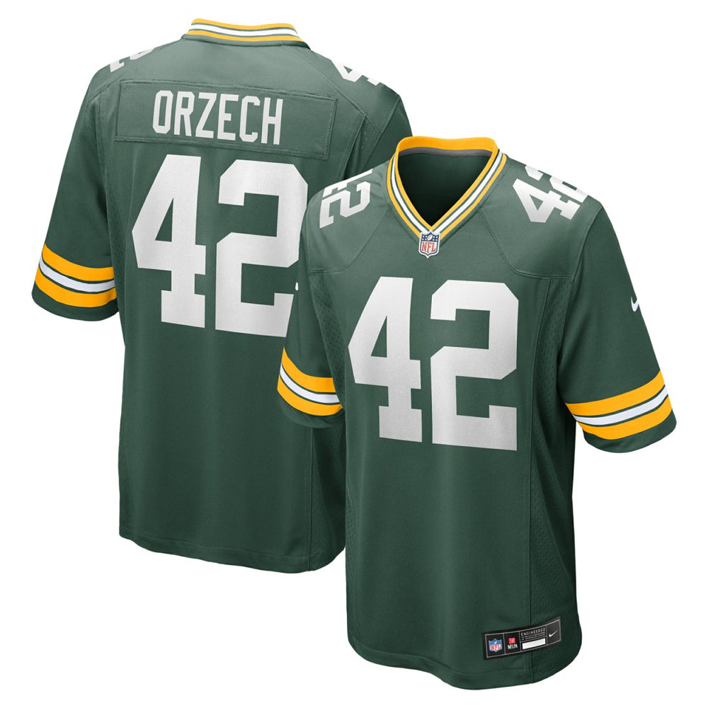 Nike Matt Orzech Green Bay Packers Game Jersey Green