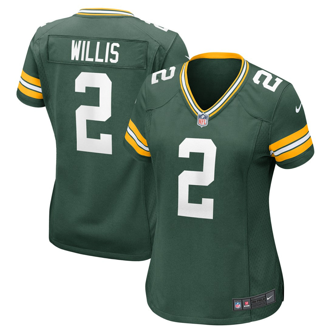 Nike Malik Willis Green Bay Packers Women's Game Jersey Green