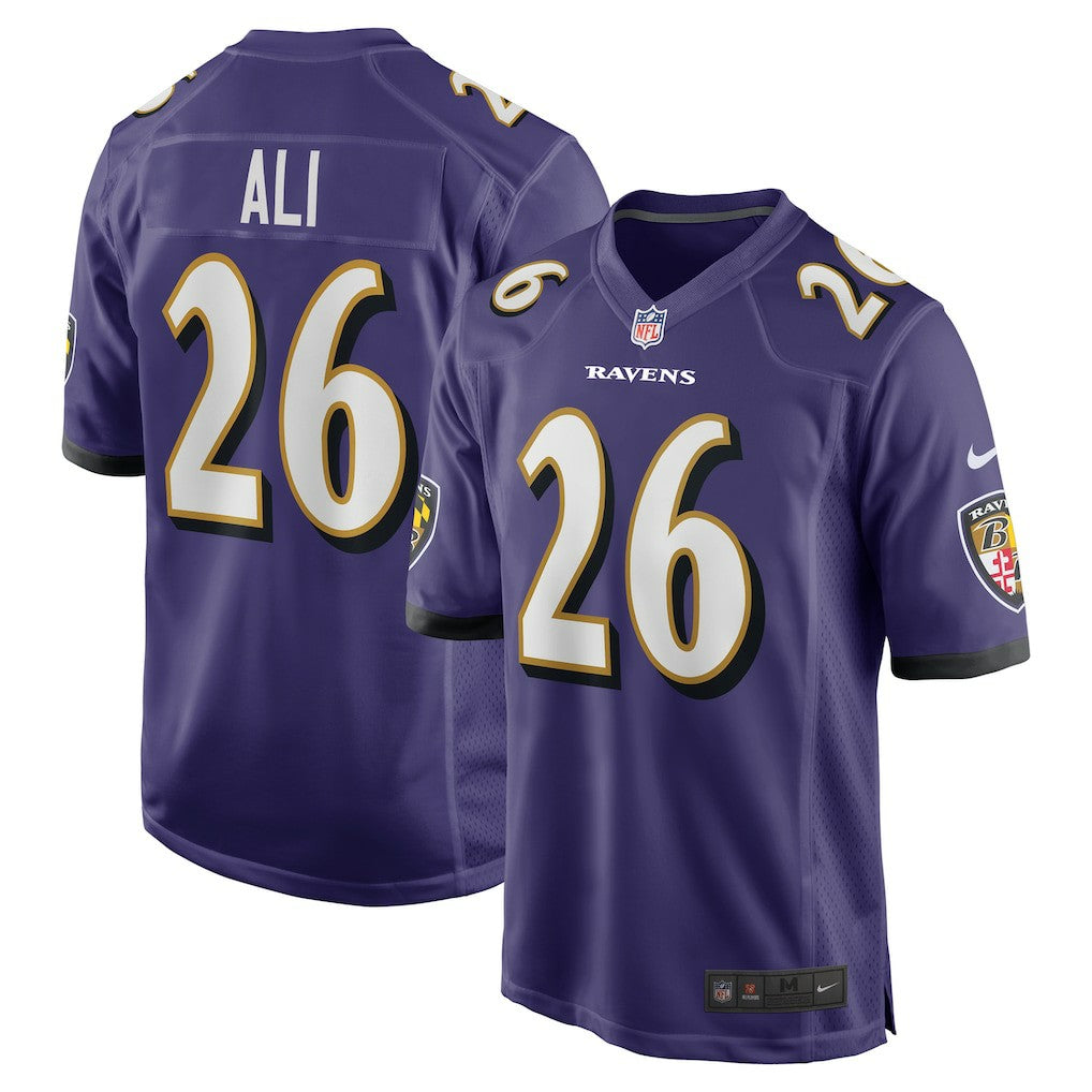 Nike Rasheen Ali Baltimore Ravens Team Game Jersey Purple