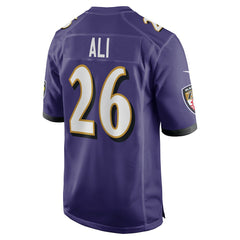 Nike Rasheen Ali Baltimore Ravens Team Game Jersey Purple