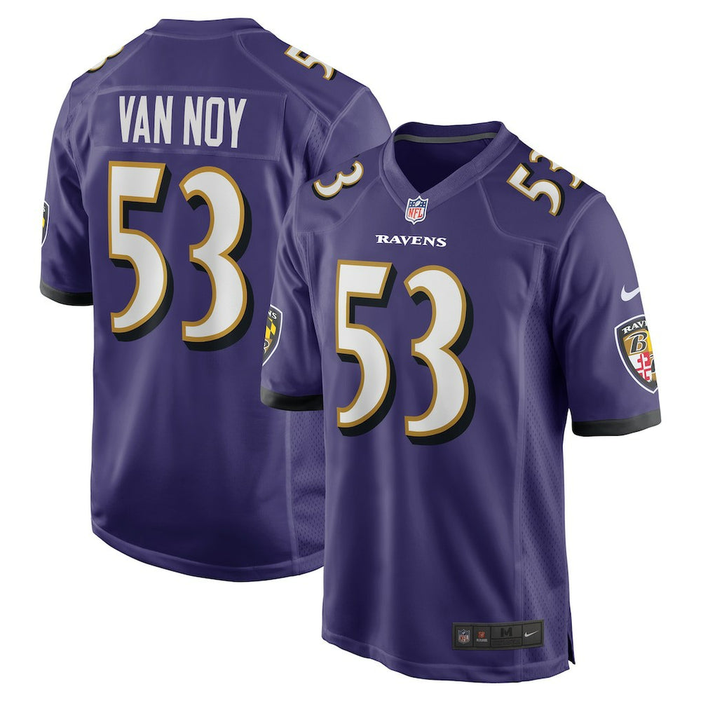 Nike Kyle Van Noy Baltimore Ravens Team Game Jersey Purple