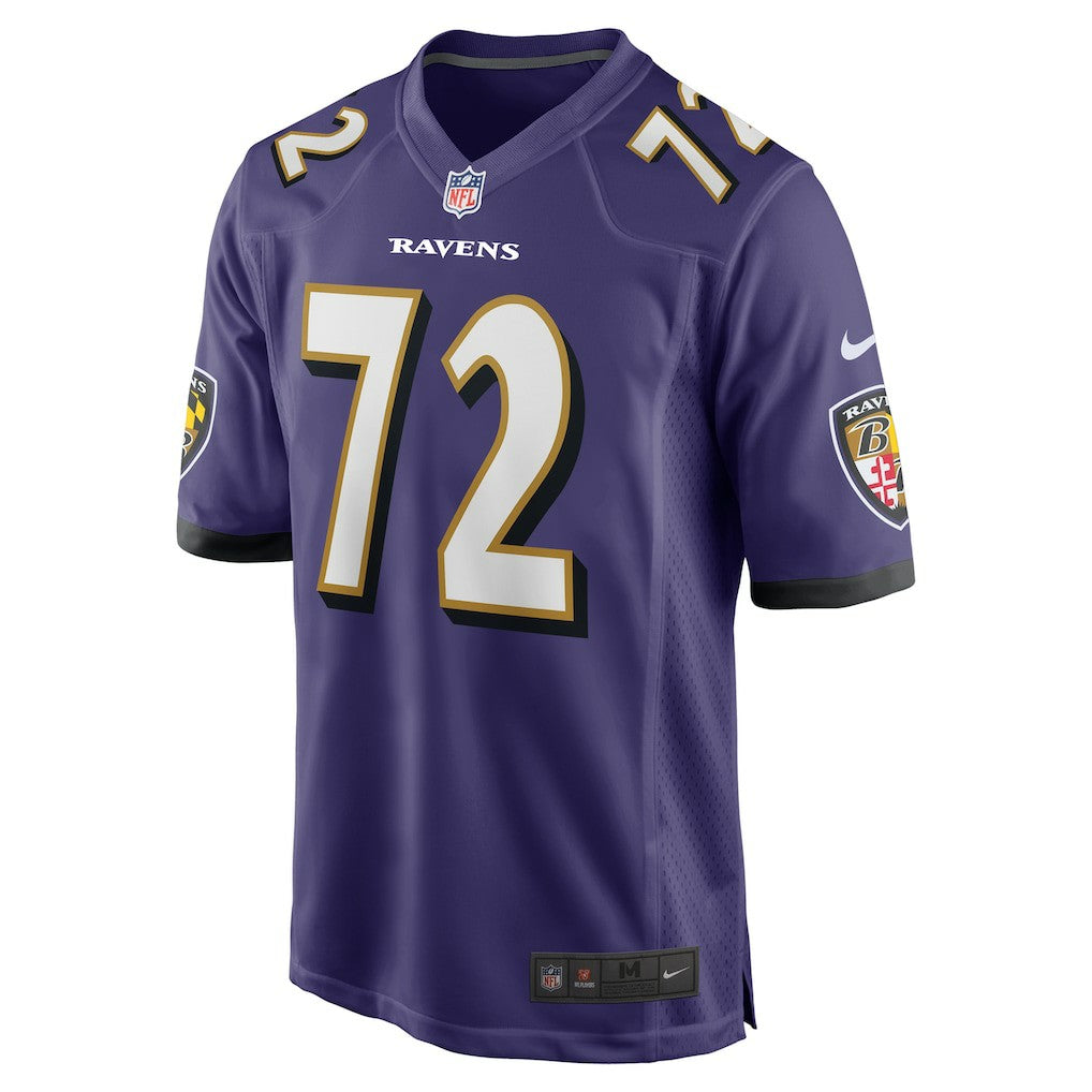 Nike Andrew Vorhees Baltimore Ravens Team Game Jersey Purple
