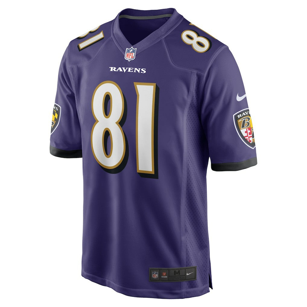 Nike Devontez Walker Baltimore Ravens Team Game Jersey Purple