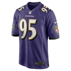 Nike Tavius Robinson Baltimore Ravens Team Game Jersey Purple