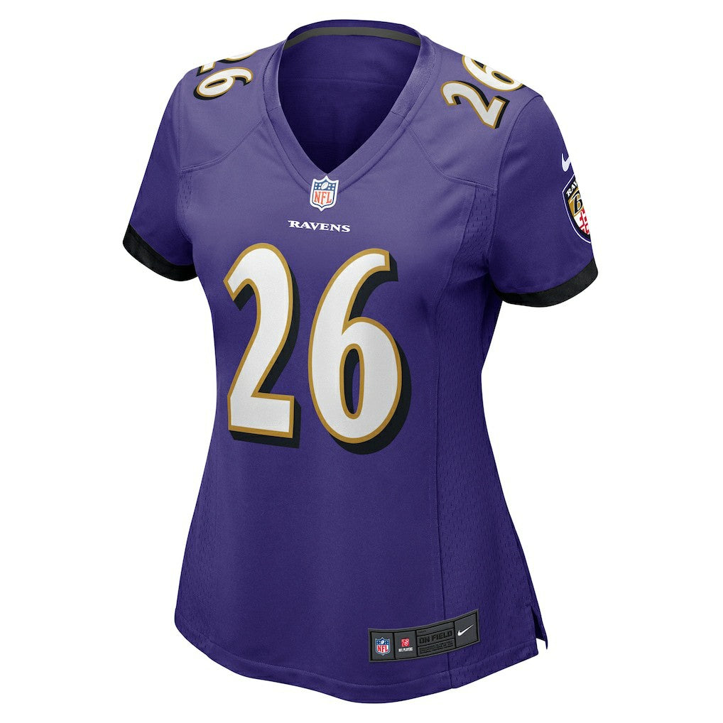 Nike Rasheen Ali Baltimore Ravens Women's Game Jersey Purple