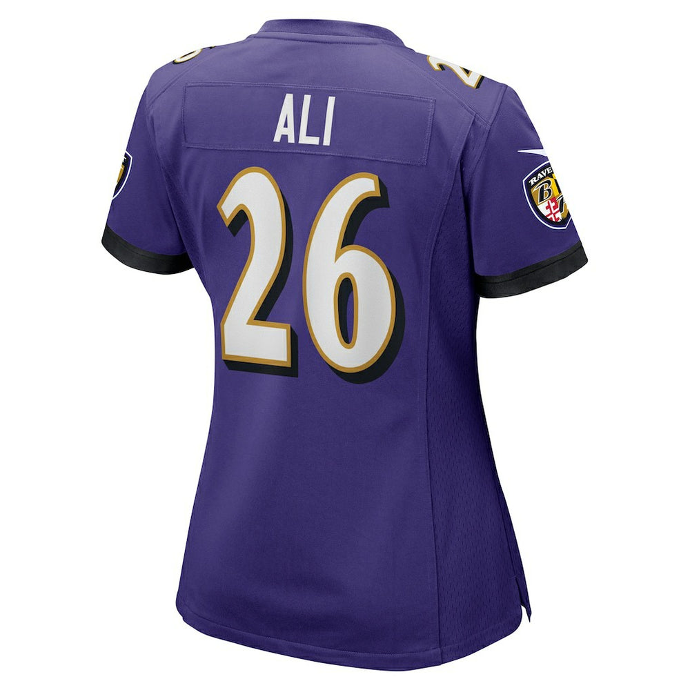 Nike Rasheen Ali Baltimore Ravens Women's Game Jersey Purple