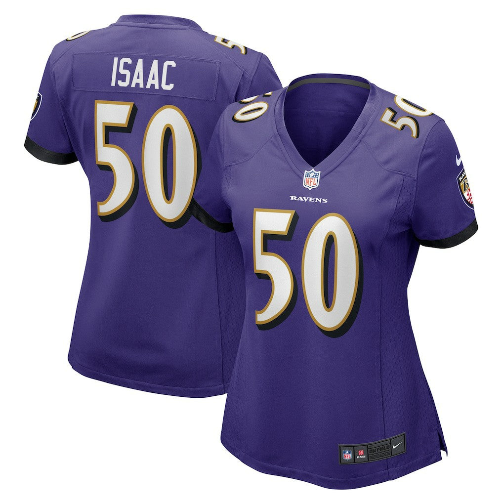 Nike Adisa Isaac Baltimore Ravens Women's Game Jersey Purple