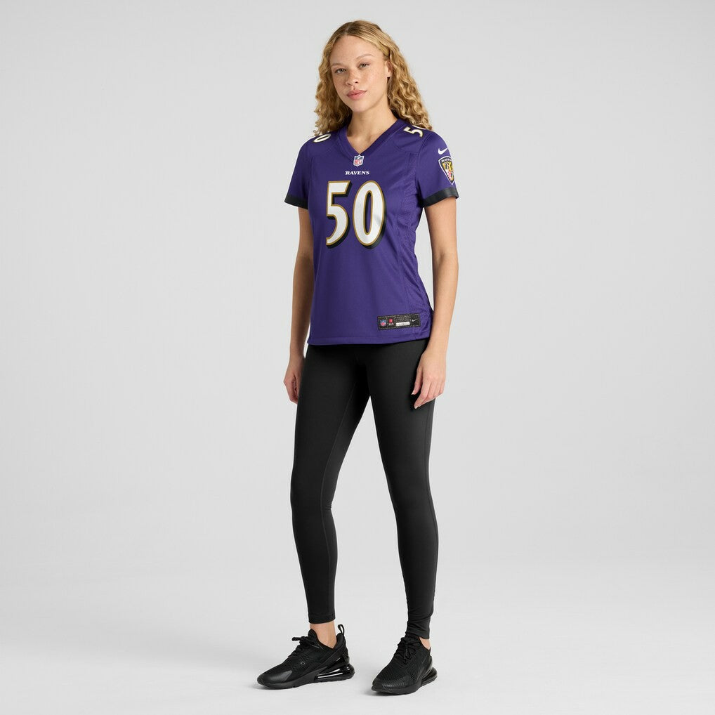 Nike Adisa Isaac Baltimore Ravens Women's Game Jersey Purple