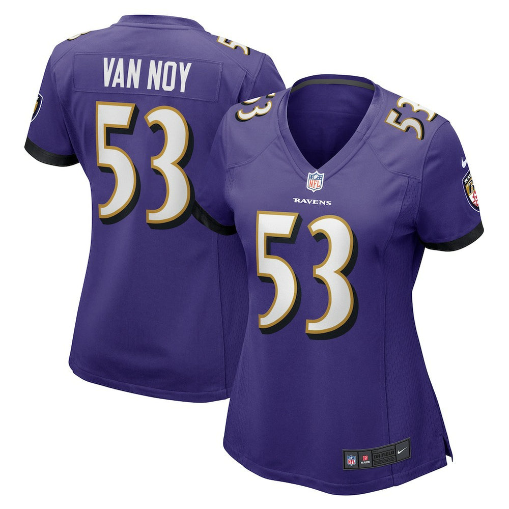Nike Kyle Van Noy Baltimore Ravens Women's Game Jersey Purple