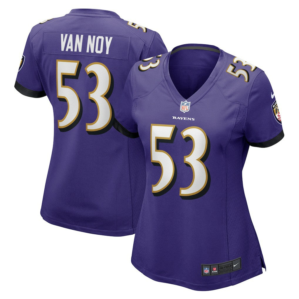 Nike Kyle Van Noy Baltimore Ravens Women's Game Jersey Purple