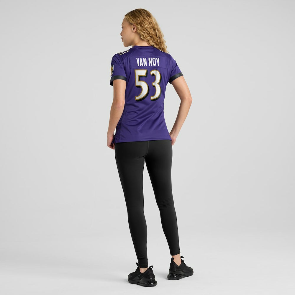 Nike Kyle Van Noy Baltimore Ravens Women's Game Jersey Purple