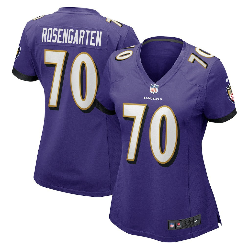 Nike Roger Rosengarten Baltimore Ravens Women's Game Jersey Purple