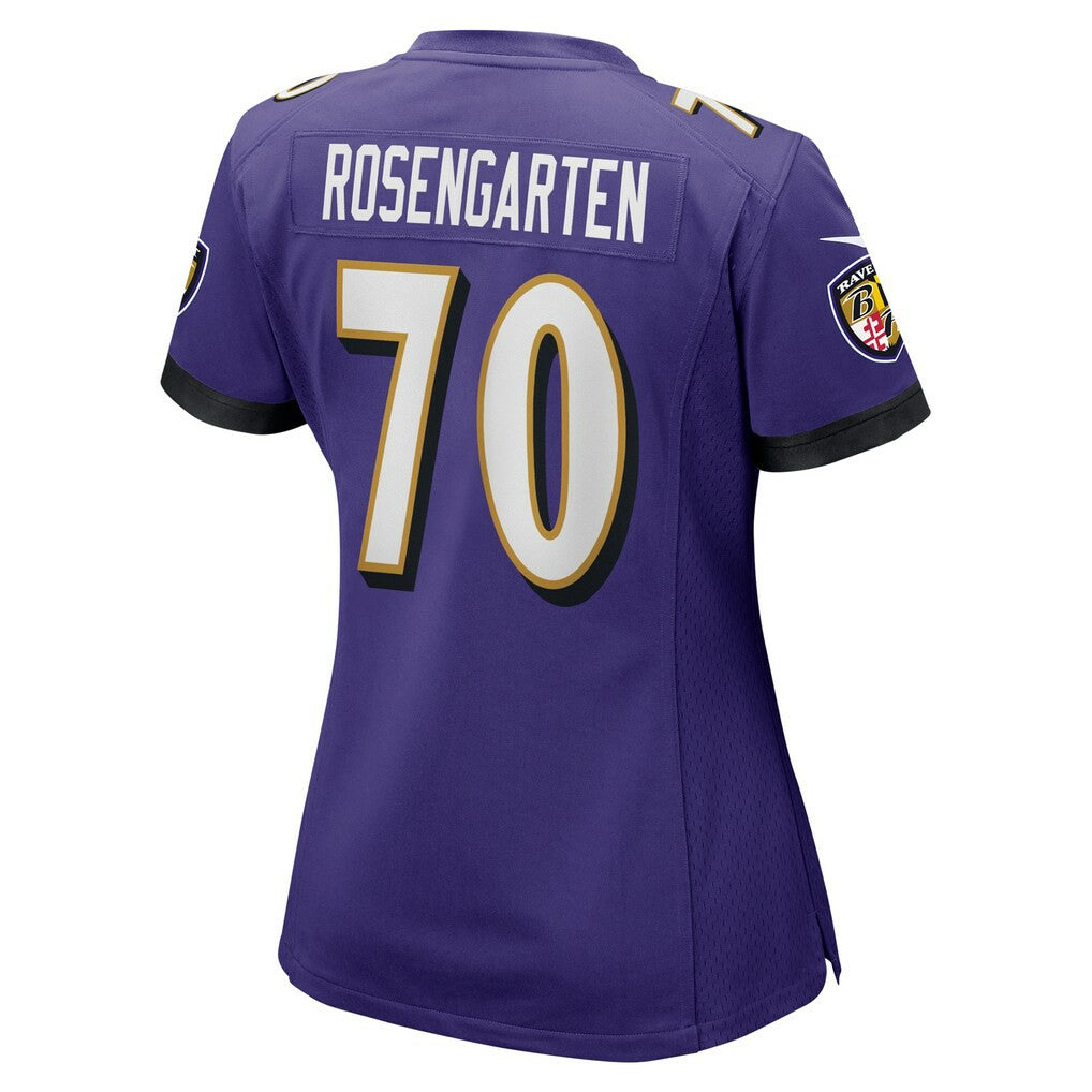 Nike Roger Rosengarten Baltimore Ravens Women's Game Jersey Purple