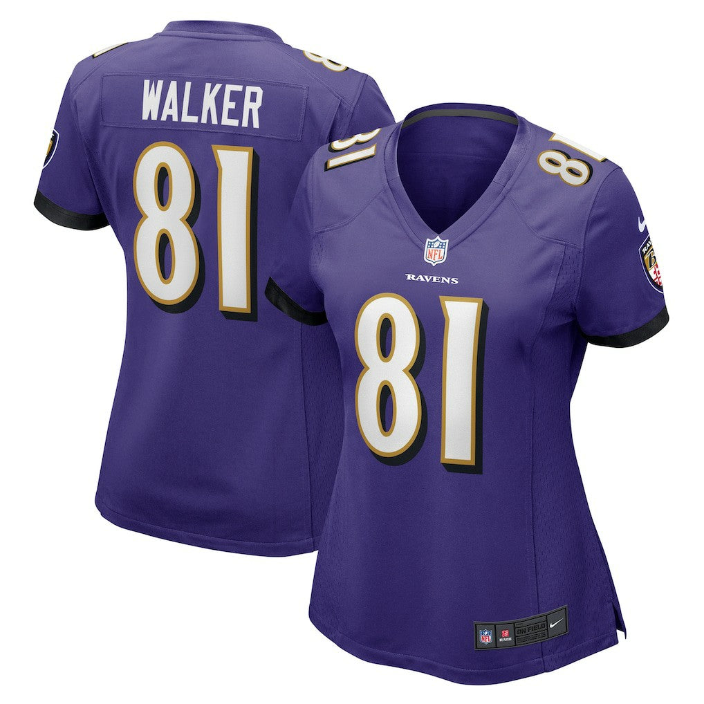 Nike Devontez Walker Baltimore Ravens Women's Game Jersey Purple