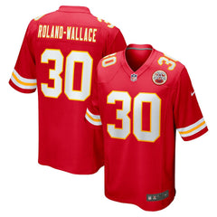 Nike Chris Roland-Wallace Kansas City Chiefs Game Jersey Red