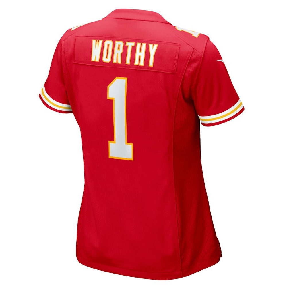 Nike Xavier Worthy Kansas City Chiefs Women's Game Jersey Red