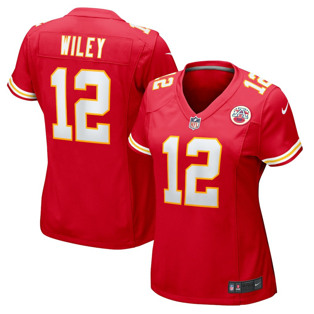 Nike Jared Wiley Kansas City Chiefs Women's Game Jersey Red