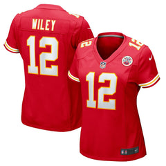 Nike Jared Wiley Kansas City Chiefs Women's Game Jersey Red