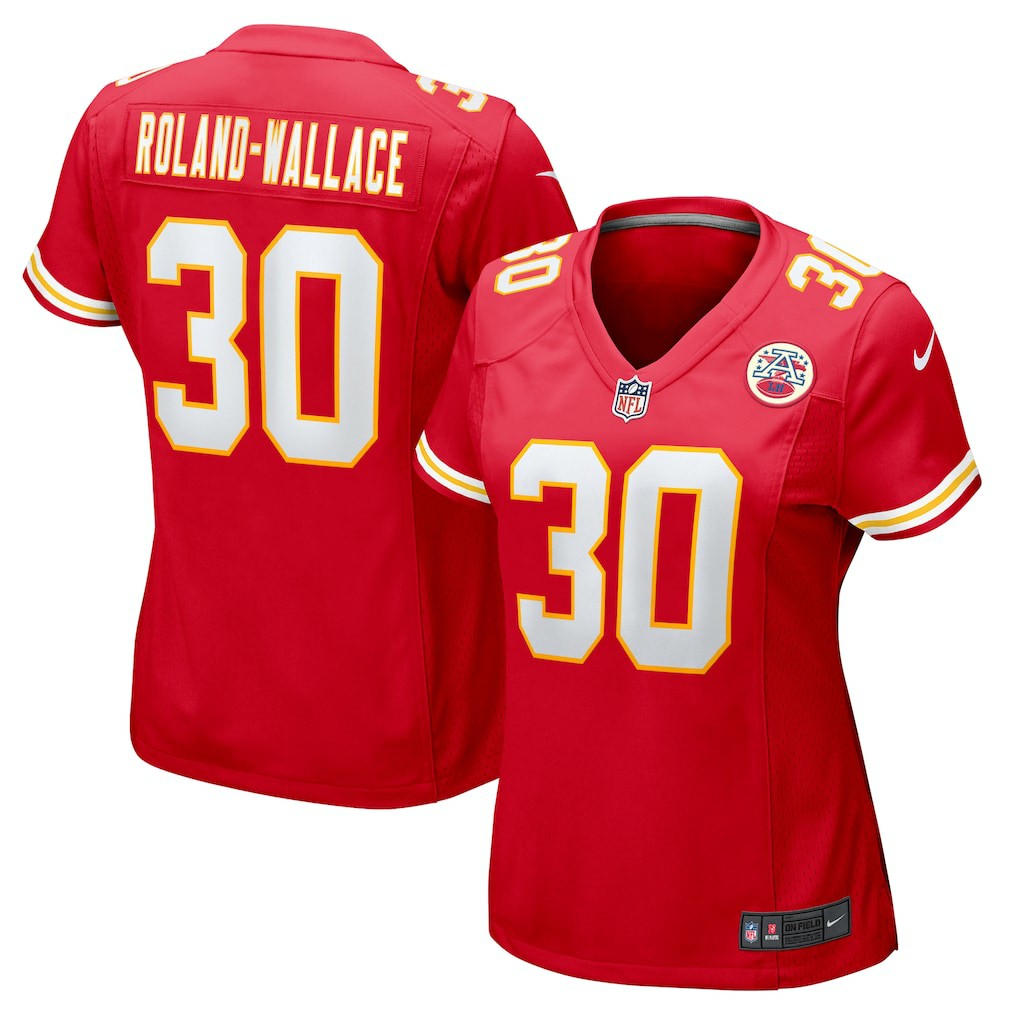 Nike Chris Roland-Wallace Kansas City Chiefs Women's Game Jersey Red