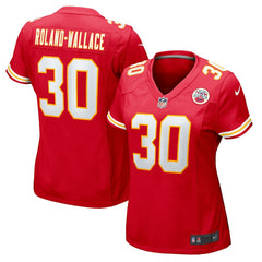 Nike Chris Roland-Wallace Kansas City Chiefs Women's Game Jersey Red