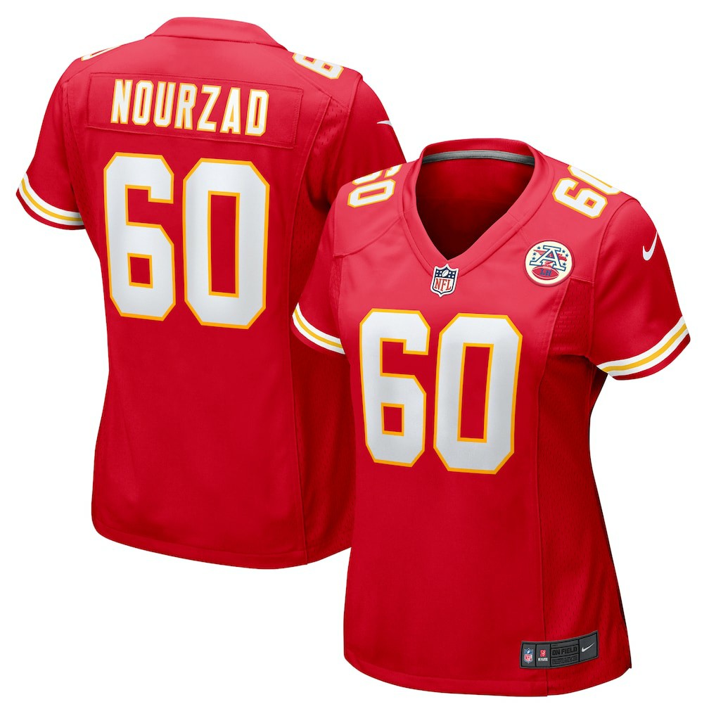 Nike Hunter Nourzad Kansas City Chiefs Women's Game Jersey Red