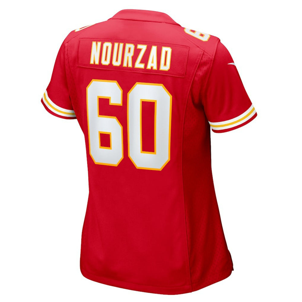 Nike Hunter Nourzad Kansas City Chiefs Women's Game Jersey Red