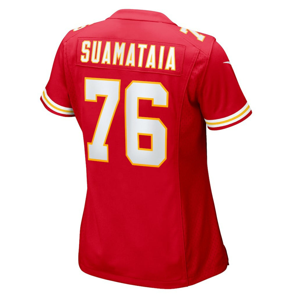 Nike Kingsley Suamataia Kansas City Chiefs Women's Game Jersey Red