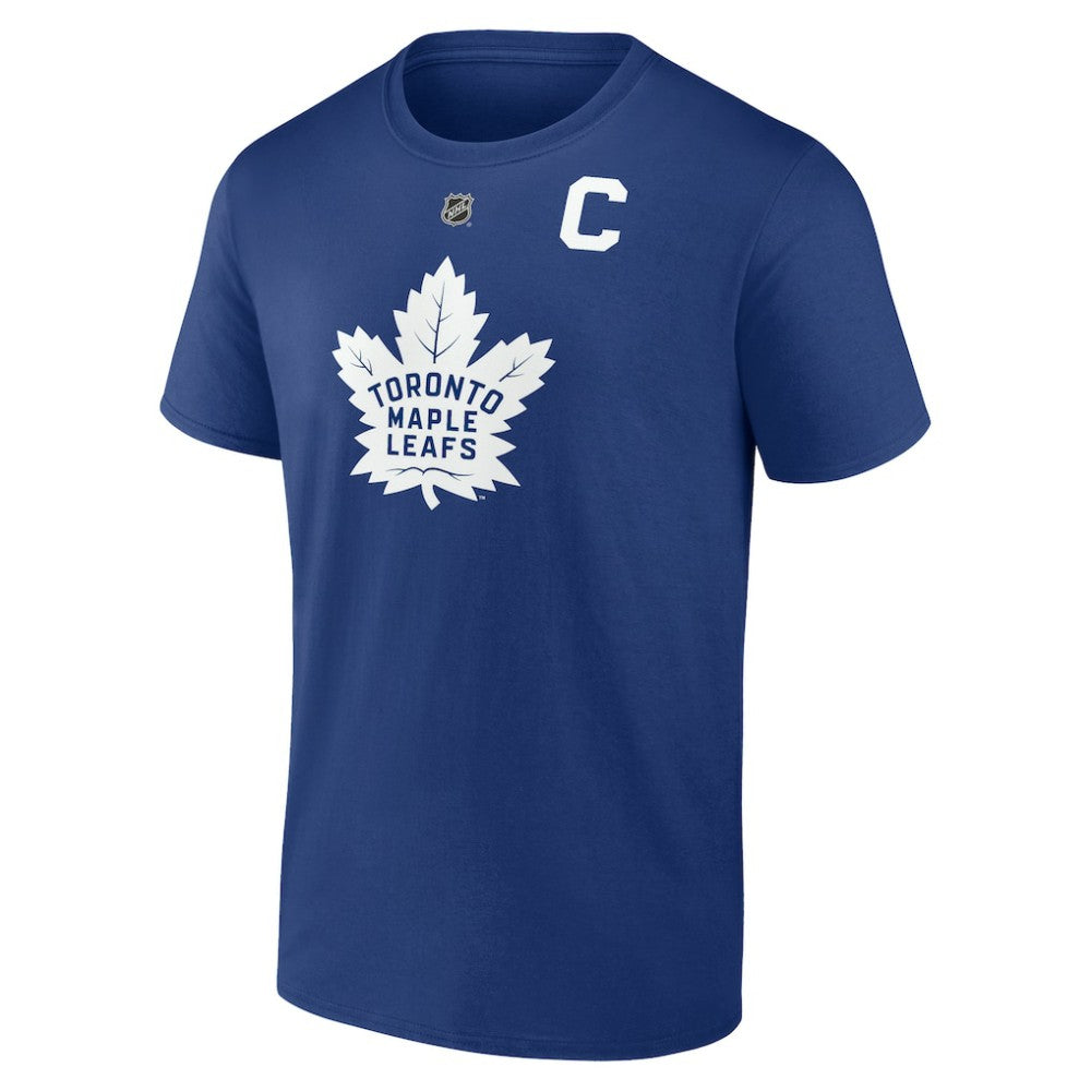 Auston Matthews Toronto Maple Leafs Fanatics Authentic Stack Name & Number T-Shirt - Blue - NHL 202221424