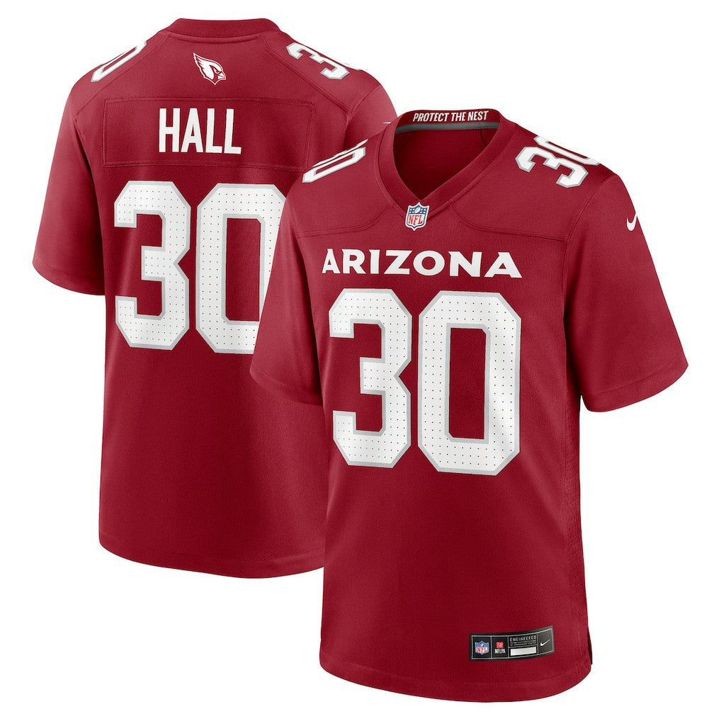 Nike Darren Hall Arizona Cardinals Team Game Jersey Cardinal