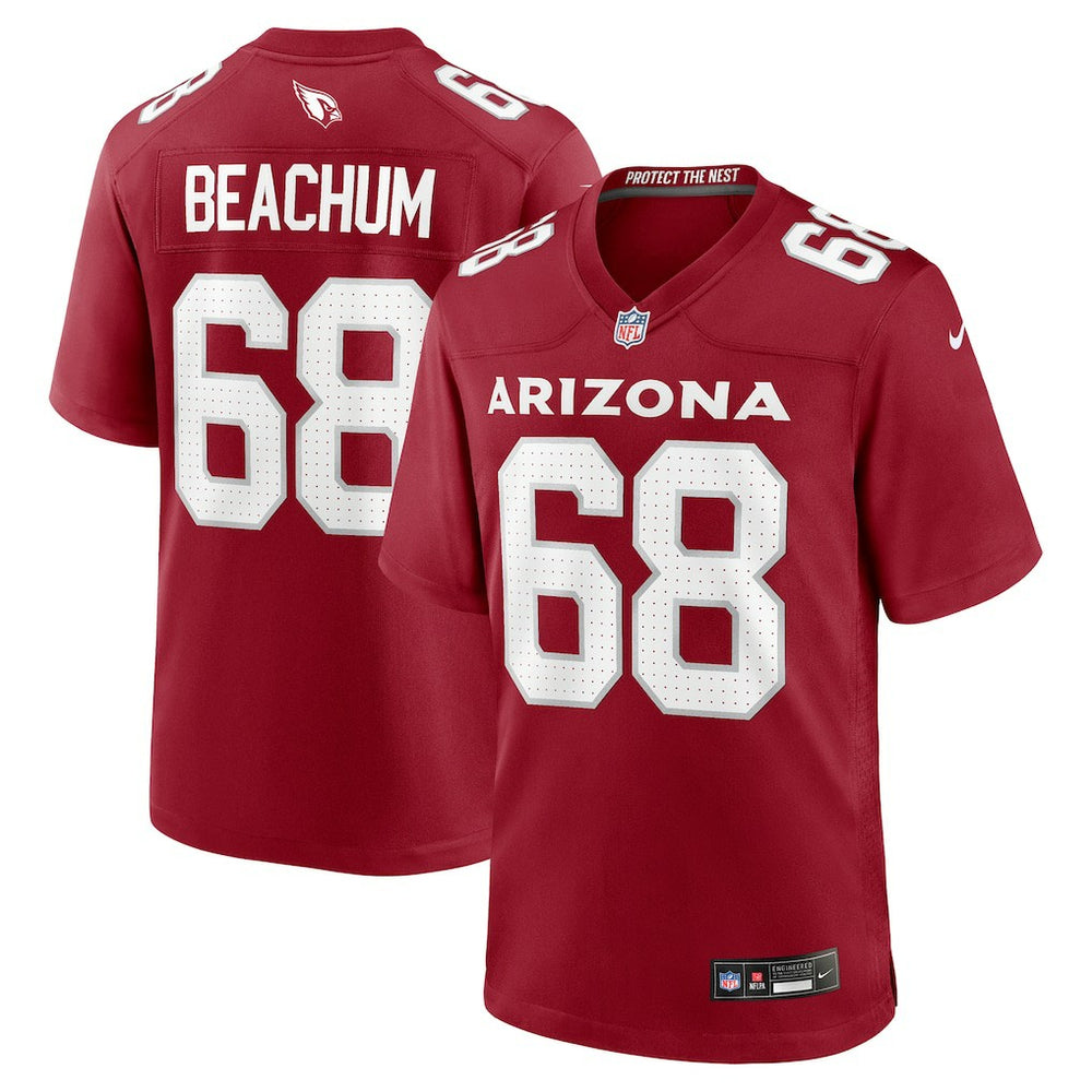 Nike Kelvin Beachum Arizona Cardinals Team Game Jersey Cardinal