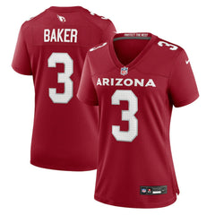 Nike Budda Baker Arizona Cardinals Women's Team Game Jersey Cardinal