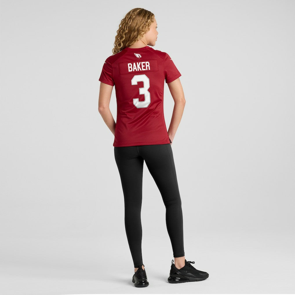 Nike Budda Baker Arizona Cardinals Women's Team Game Jersey Cardinal