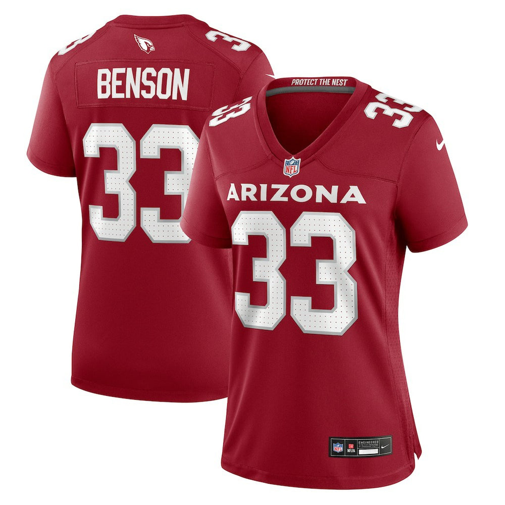 Nike Trey Benson Arizona Cardinals Women's Game Jersey Cardinal