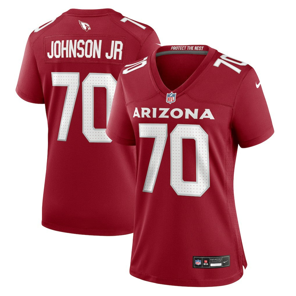 Nike Paris Johnson Jr. Arizona Cardinals Women's Game Jersey Cardinal