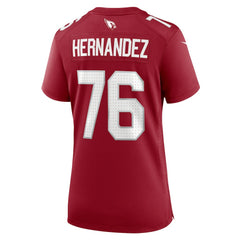 Nike Will Hernandez Arizona Cardinals Women's Game Jersey Cardinal
