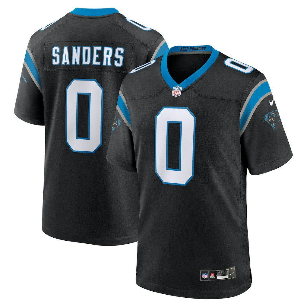 Nike Ja'Tavion Sanders Carolina Panthers Game Jersey Black
