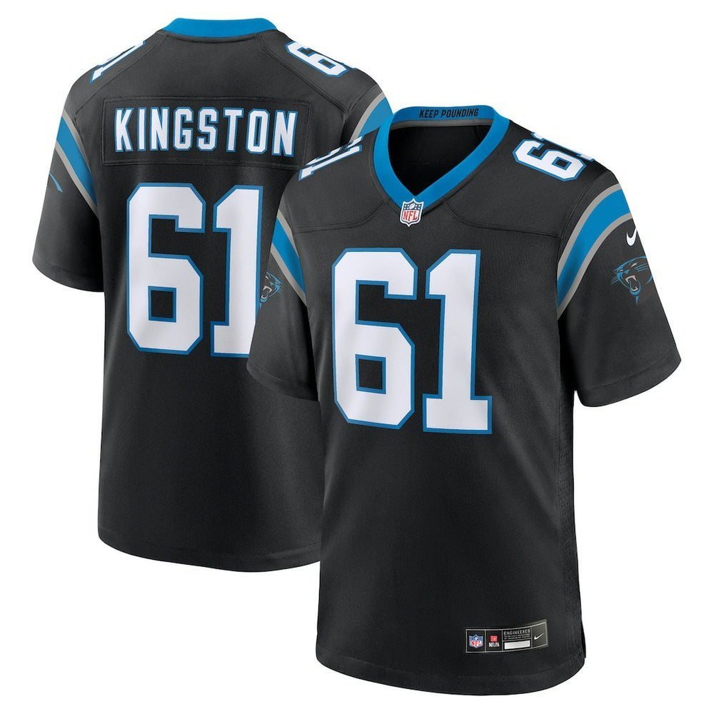 Nike Jarrett Kingston Carolina Panthers Game Jersey Black