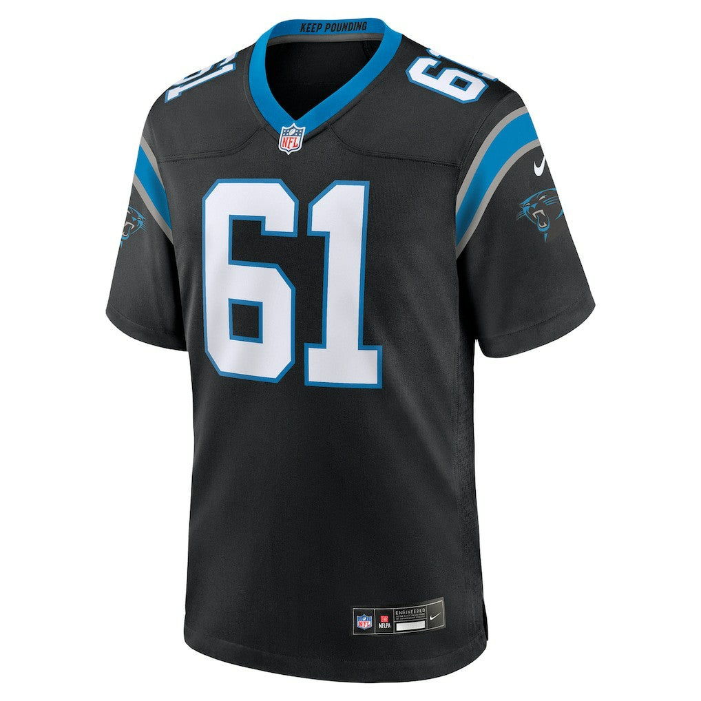 Nike Jarrett Kingston Carolina Panthers Game Jersey Black