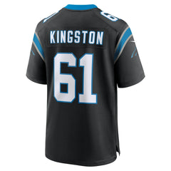Nike Jarrett Kingston Carolina Panthers Game Jersey Black