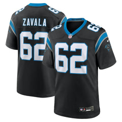 Nike Chandler Zavala Carolina Panthers Game Jersey Black