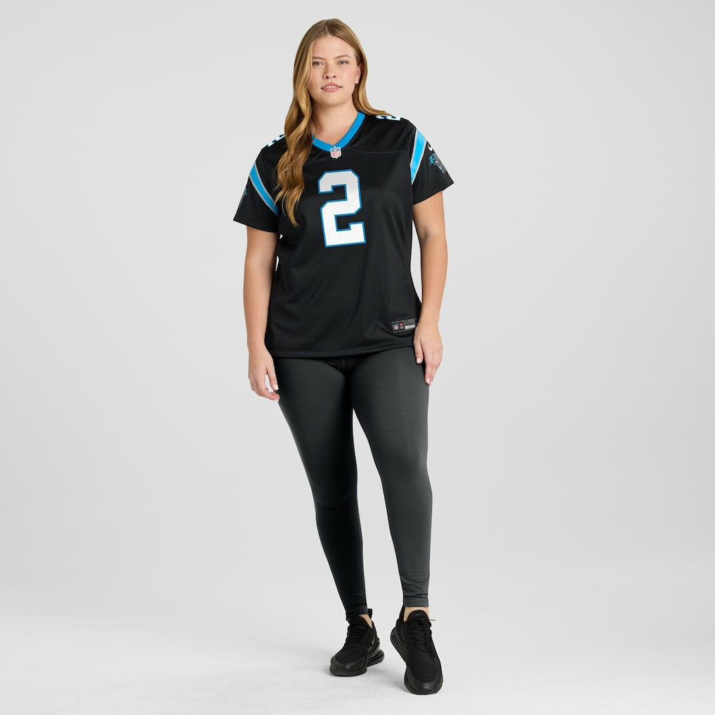 Nike Mike Jackson Carolina Panthers Women's Game Jersey Black