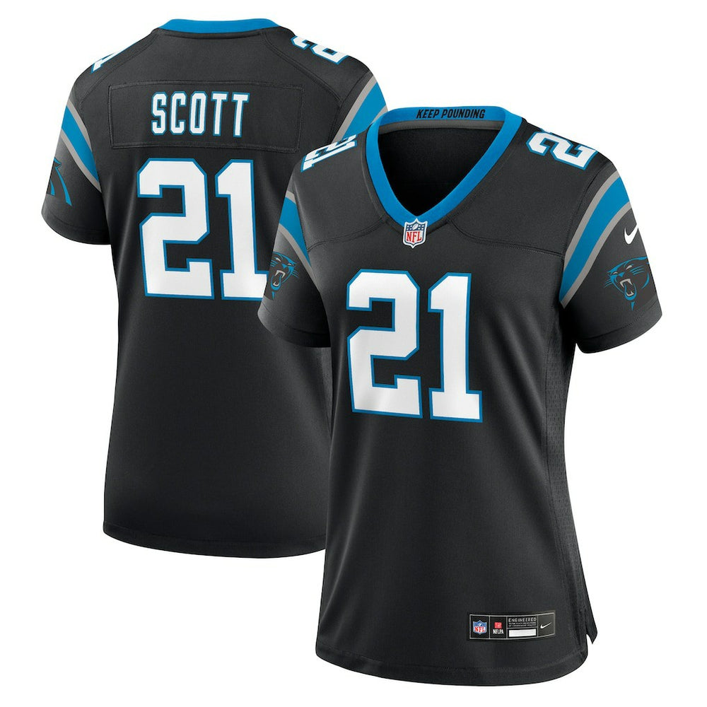 Nike Nick Scott Carolina Panthers Women's Game Jersey Black