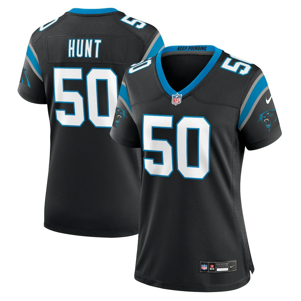 Nike Robert Hunt Carolina Panthers Women's Game Jersey Black