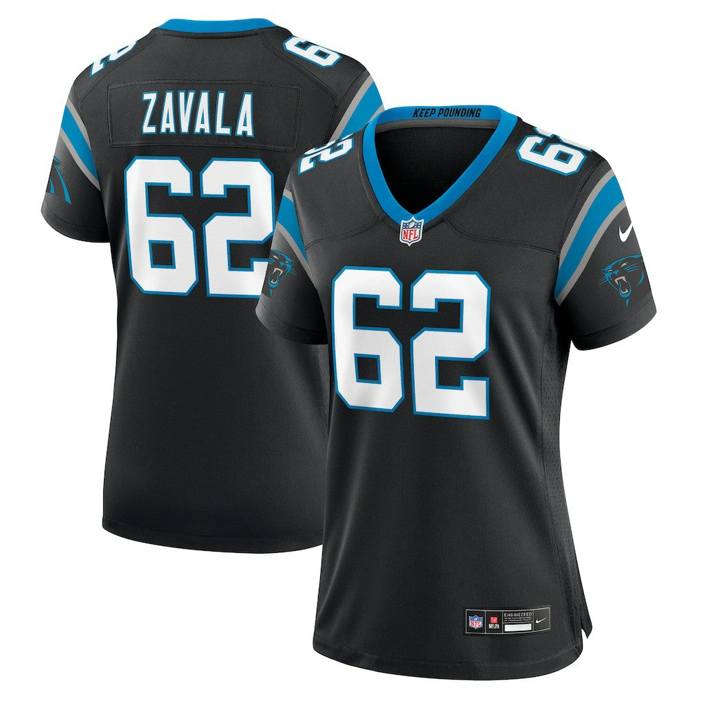 Nike Chandler Zavala Carolina Panthers Women's Game Jersey Black