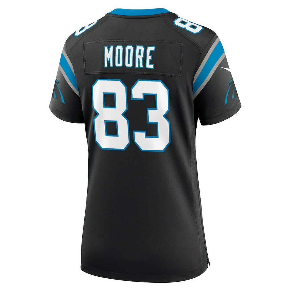 Nike David Moore Carolina Panthers Women's Game Jersey Black