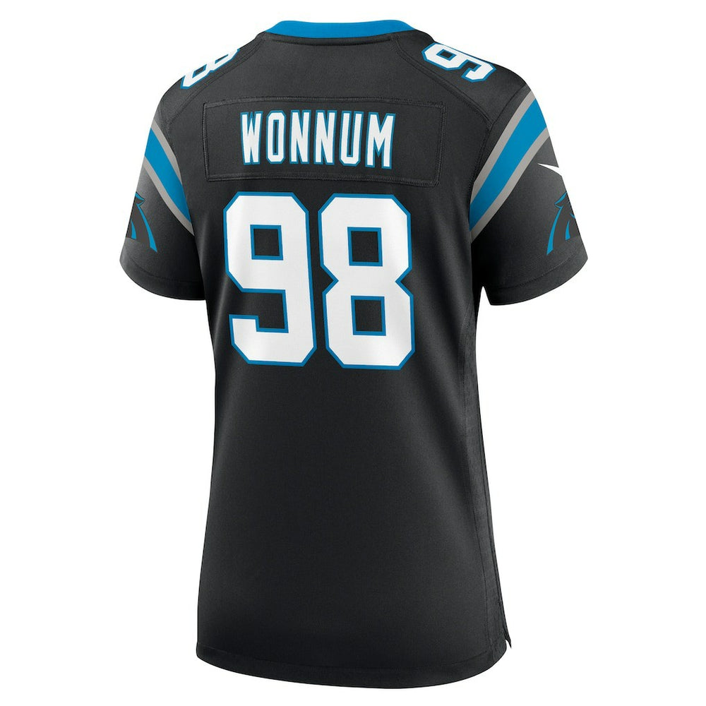 Nike D.J. Wonnum Carolina Panthers Women's Game Jersey Black