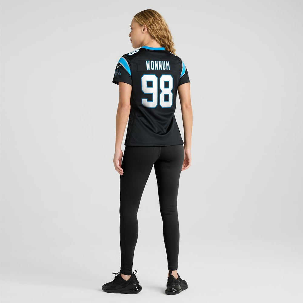 Nike D.J. Wonnum Carolina Panthers Women's Game Jersey Black